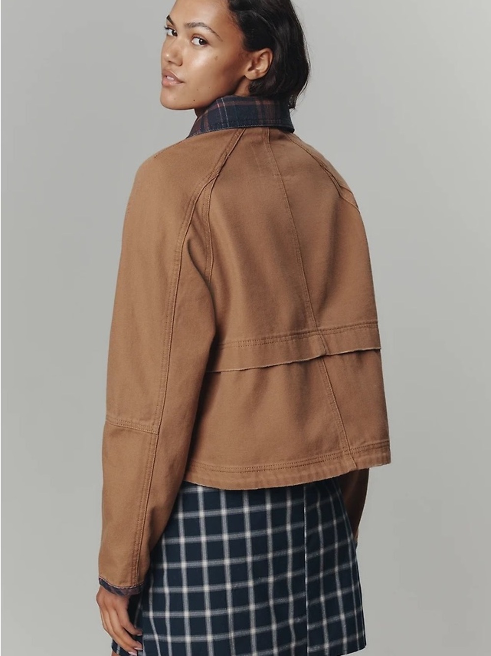 Pilcro The Lexie Cropped Workwear Jacket - Picture 3 of 7